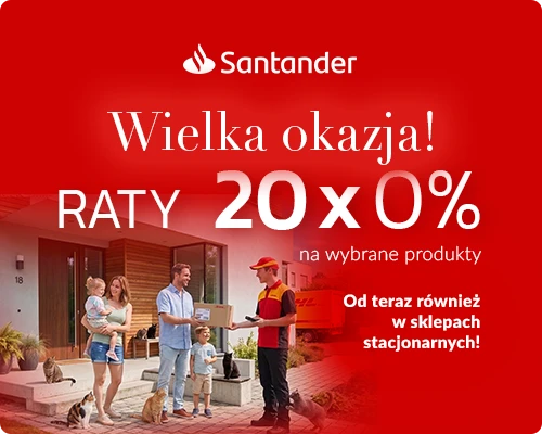 Santander - raty 20x0%